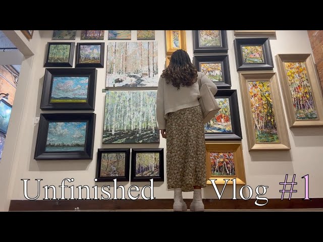 unfinished vlog 1 | lollygagging around town