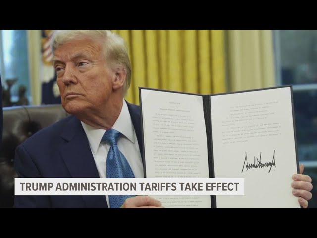 Trump puts tariffs on Canada, Mexico and China, spurring trade war as North American allies respond