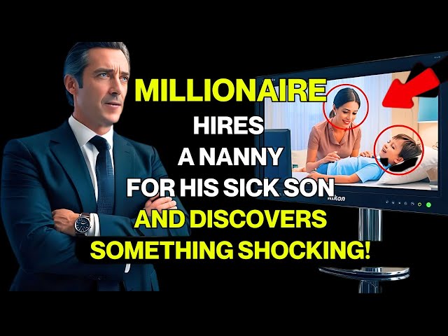 Millionaire Hires a Nanny for His Sick Son, Installs Cameras, and Discovers Something Shocking!