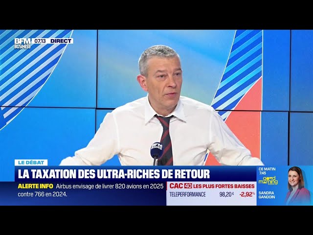 Nicolas Doze face à Jean-Marc Daniel : La taxation des ultra-riches de retour