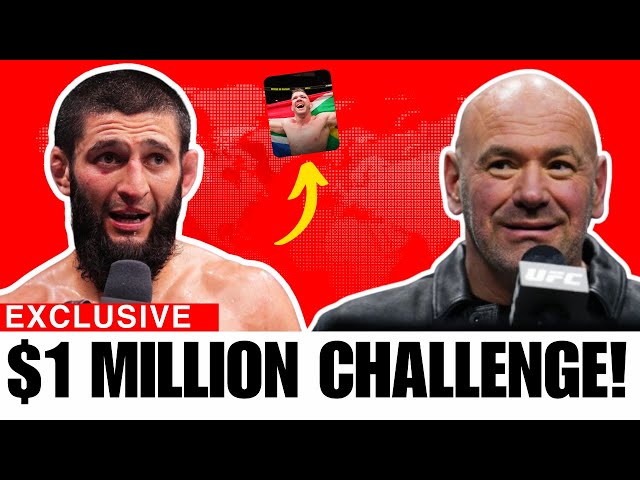 Khamzat Chimaev OFFERS $1 MILLION CHALLENGE to Anyone Who Taps Him Out!