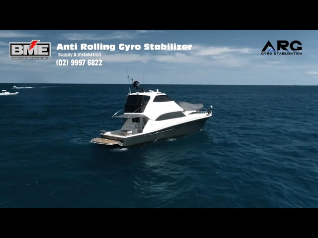 Anti Rolling Gyro Stabilizer Sea Trials (Riviera)