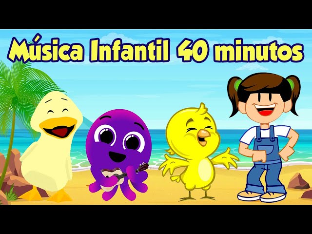 COLETÂNEA DE MÚSICAS INFANTIS - O PATINHO COLORIDO E MAIS 40 MINUTOS DE MÚSICAS