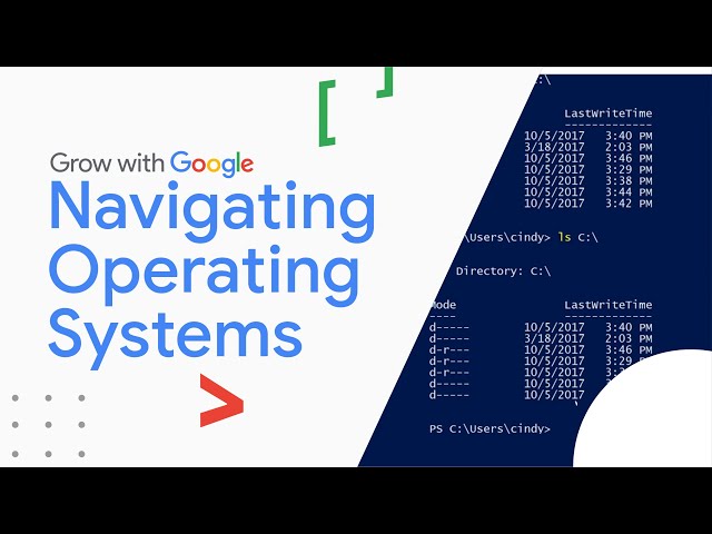 The Operating System: Files & Directories | Google IT Support Certificate