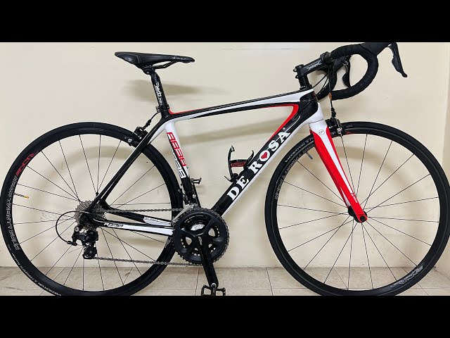 DEROSA R838 carbon ITALY size 51 Group 105 5800 (Japan) còn rất đẹp full đồ Ý ĐT 0395727827