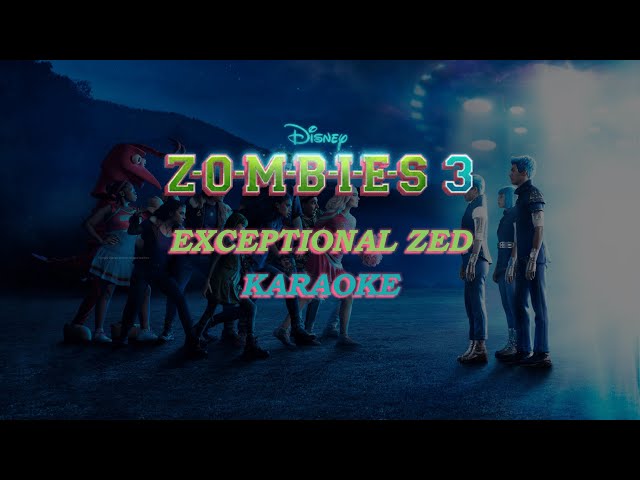 Milo Manheim - Exceptional Zed [Karaoke] (From "ZOMBIES 3")