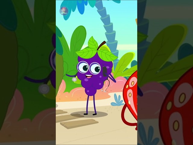 Five Little Babies #shorts #ytkids #learning #fruits #cartoon #viral #explore