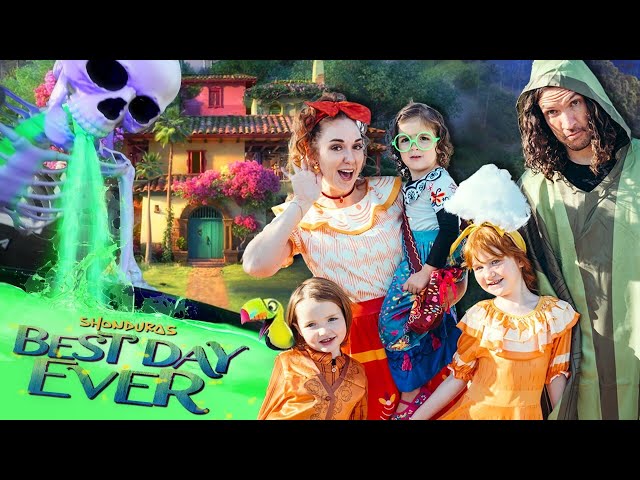 ENCANTO FAMiLY in real life!!  Adley Niko & Navey trick or treat our whole neighborhood in costume!