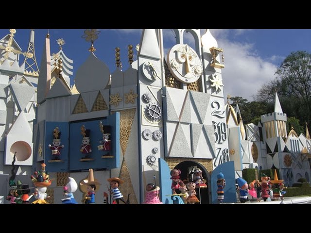 "it's a small world" Full Ride at Disneyland 2014