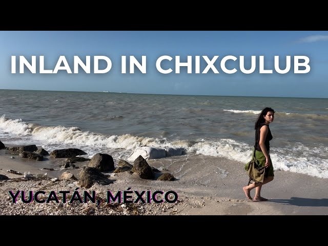 Zigzag inland in Chixculub, Yucatán, México near Progreso and Mérida on a 4K adventure walking tour!