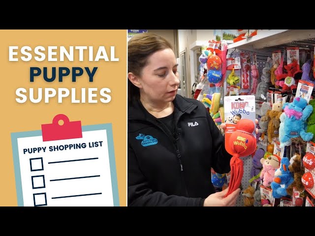 Essential Puppy Supplies: The Shopping List for New Owners