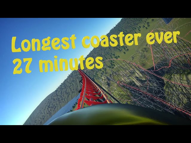 The longest coaster in PLANET COASTER - Pov - ONRIDE