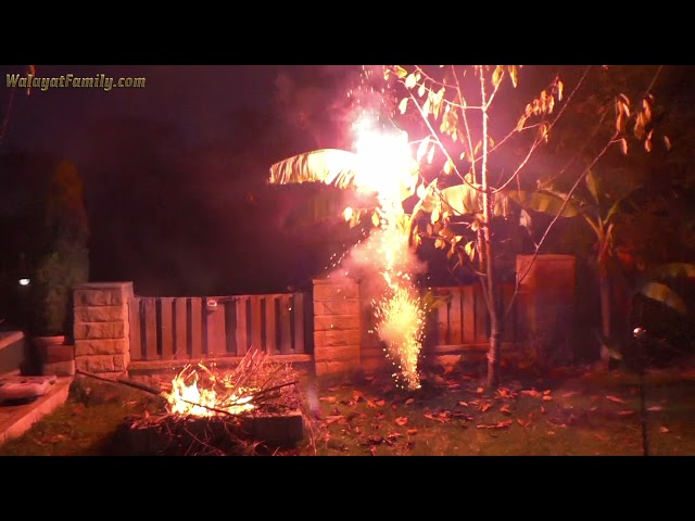 MAGNA Fountain Firework form in TESCO Sky Fire box, Bonfire Night 2021