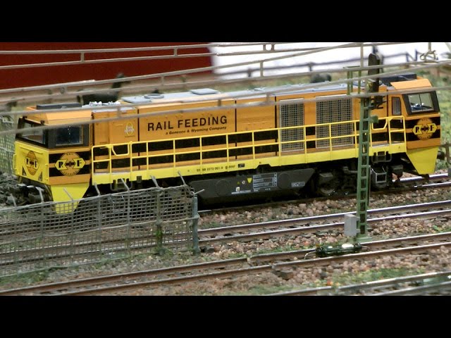 Model Railway Exhibition in HO Scale with Marklin Digital Model Trains