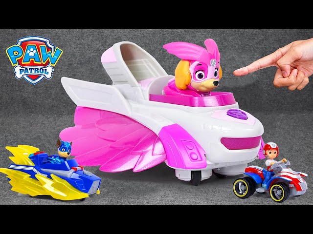 Paw Patrol toys unboxing ASMR | Paw Patrol Mighty Pups Charged Up | Chase, Rubble, Marshall, Skye