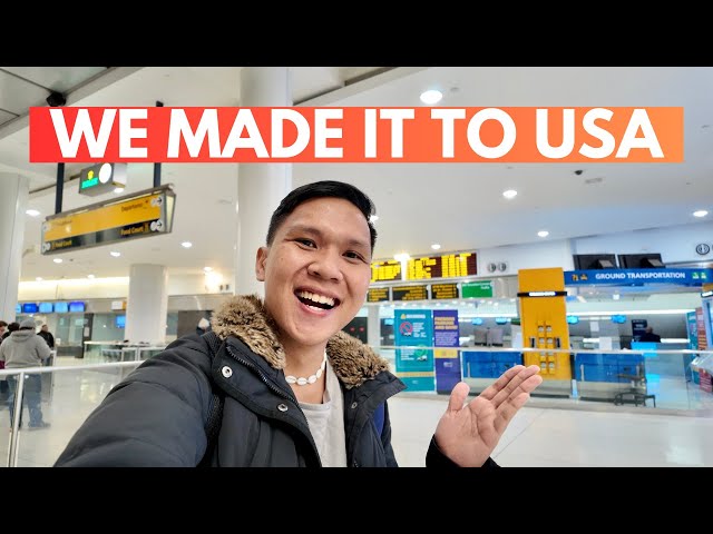 Manila to New York Vlog | Entering USA in 2025