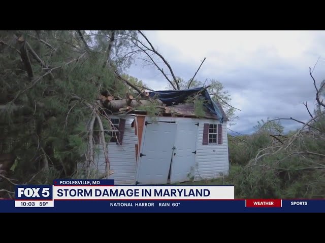 Tornado touches down in Poolesville; Minor damage reported | FOX 5 DC