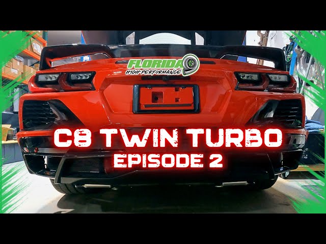 Twin Turbo C8 Episode 2 - WE FIRE UP THE NEW TURBOCHARGED ENGINE!