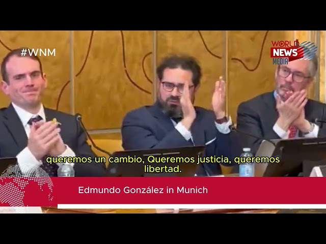 Edmundo González Urrutia met in Munich with the ICC prosecutor investigating Maduro