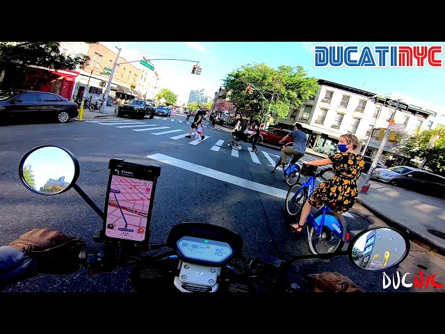 Revel Rebel | wild SKIDDING around NYC on Electric Scooter | Ducati NYC Vlog v1371