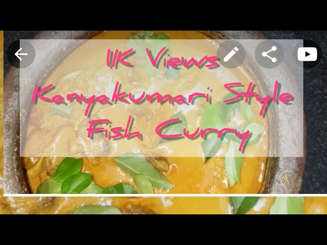 Kanyakumari Fish Curry Recipe/Kanyakumari Meen Kozhamb/Jesi Handicraft &Classic Kanyakumari Recipes