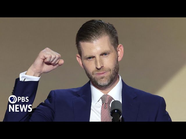 WATCH: Eric Trump promises his father will fix America's problems | 2024 RNC Night 4