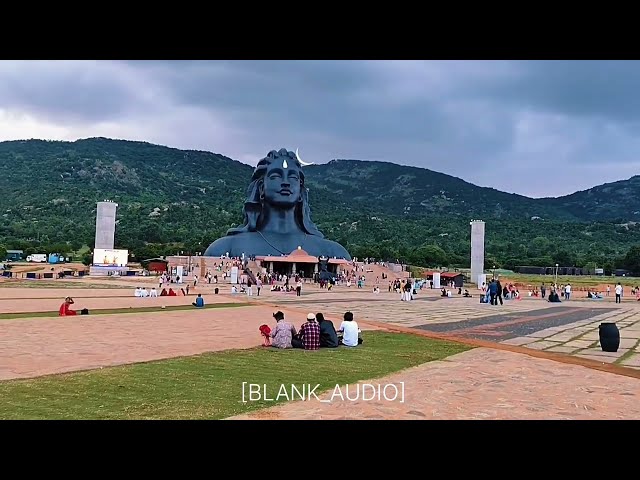 Om namah shivay ❤️🔥| traveling to isha foundation aadiyogi shiva statue Karnatak || trending place🔥