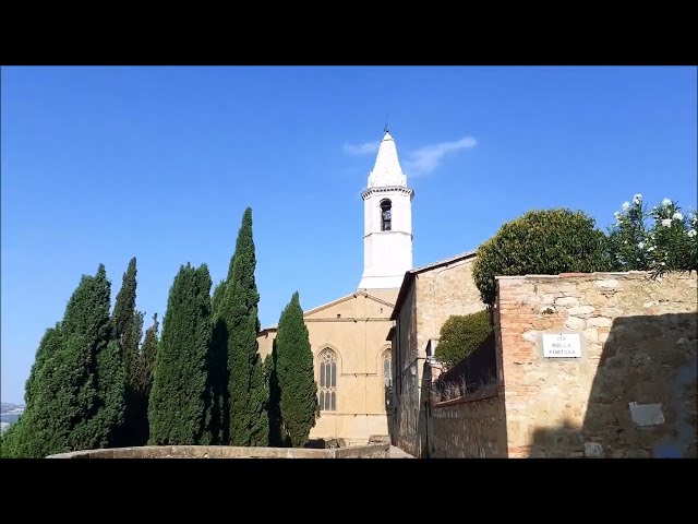 PIENZA: Il Belvedere ed il Giardino del conservatorio di San Carlo (ASMR natural sound)