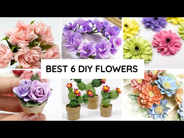 Best 6 Handmade Gift Ideas from Paper, DIY Paper Flowers