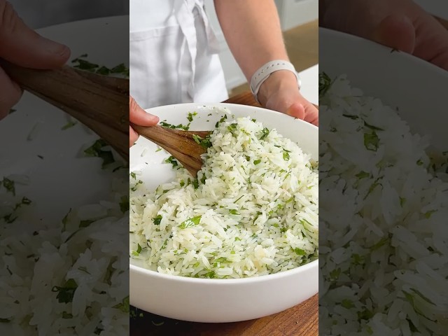 Quick and Tasty Cilantro Lime Rice Recipe You'll Love! #shorts