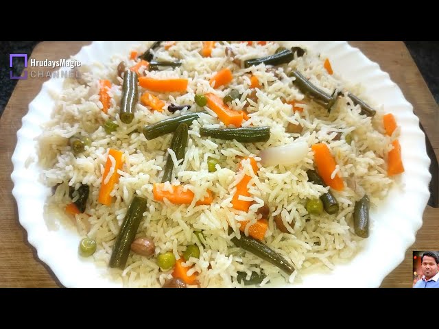 Veg Dum Rice - Dawat Wale Veg Fried Rice - Simple & Best Veg Rice Recipe for Dinner