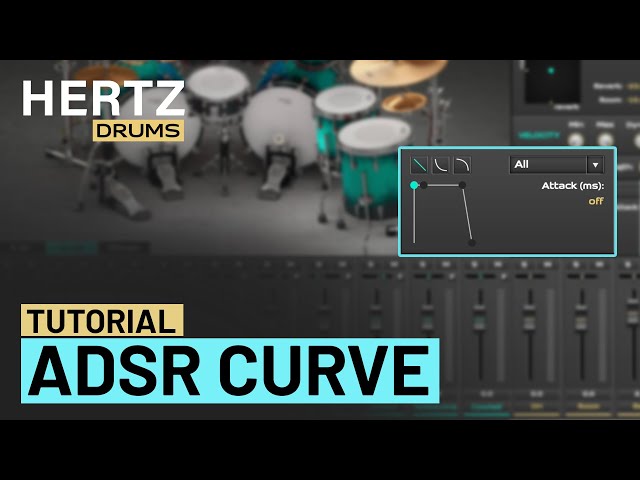 Hertz Drums Tutorials - ADSR Curves