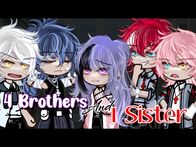 4 Brothers and 1 Sister 😈😒💯 | GLMM | GCMM Movie 49 | Extra Gachalife Joke