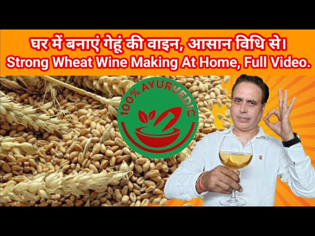 Wheat Wine Making At Home // Wheat Wine Easy Recipe