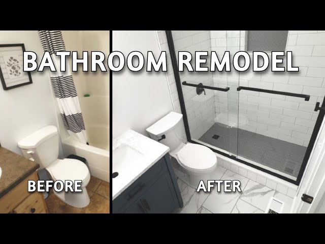 How To Remodel a Bathroom - Start to Finish