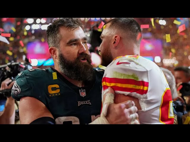 Jason Kelce shares unique response on rooting as Travis' Chiefs face his Eagles in the Super Bowl.