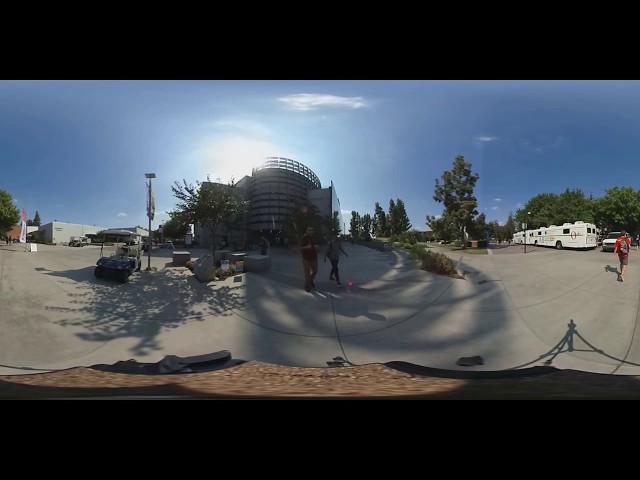 Trial stitching together 360 video using Premiere Pro 2017