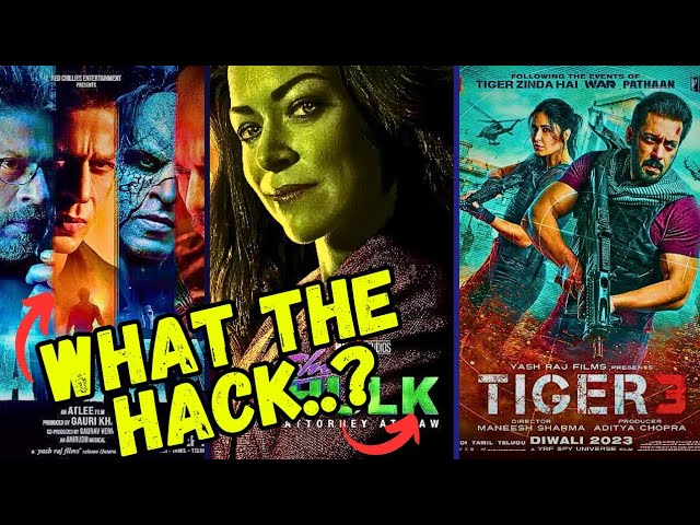 Tiger 3 new Poster🔥💥 | She Hulk Season 2..😔 | Jawan trailer..🤯