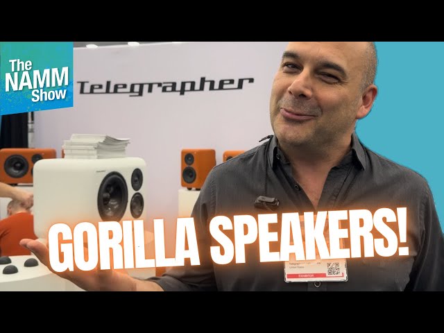 Telegrapher Gorilla, Fox and Elephant Powered Speakers | Studio Monitors | NAMM 2024 First Look