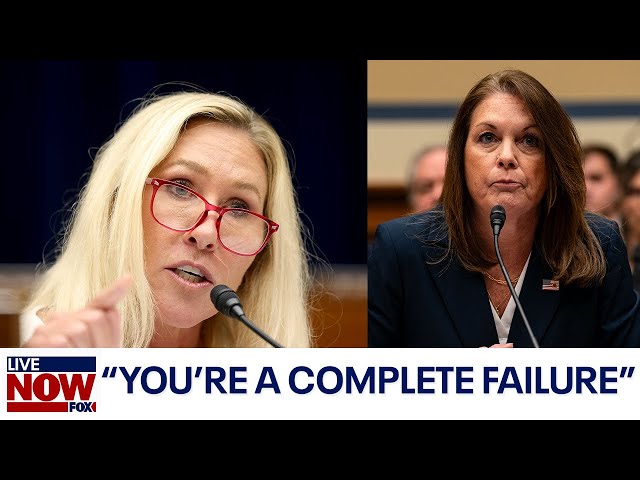 Majorie Taylor Greene grills Kim Cheatle at Trump assassination attempt hearing | LiveNOW from FOX