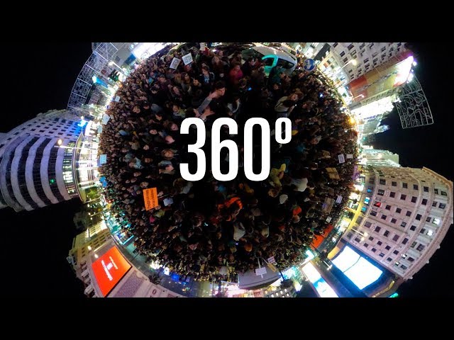 Una 'manada feminista' atraviesa Madrid | En 360º