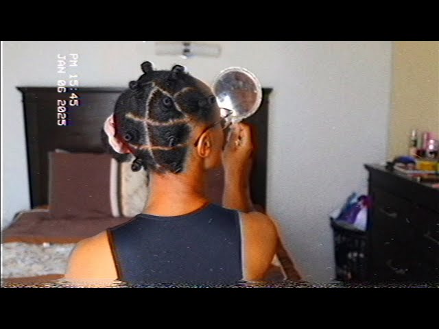 loc grid pattern for mini braids