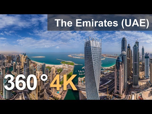 360°, The Emirates (UAE). 4K aerial video