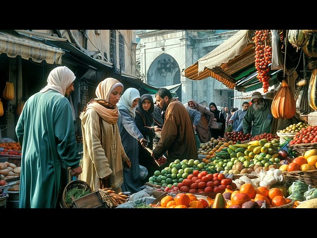 🇲🇦 MARRAKECH WALKING TOUR, MOROCCO STREET FOOD, IMMERSE YOURSELF IN THE ENCHANTING OLD CITY, 4K HDR