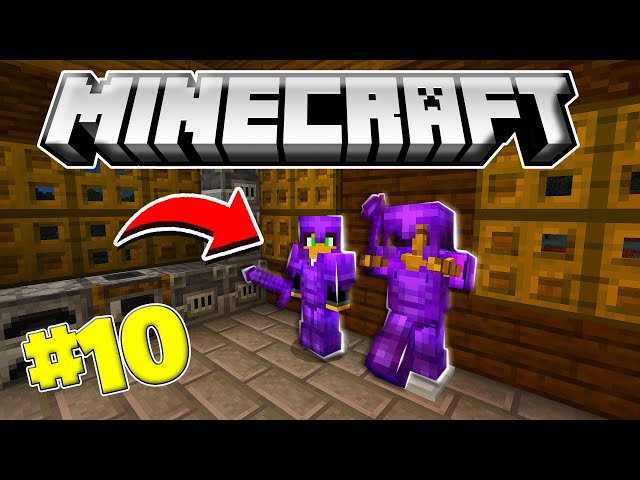 🔥FULL NETHERITE ENCANTADO NO MCPE! W3NDY WORLD#10