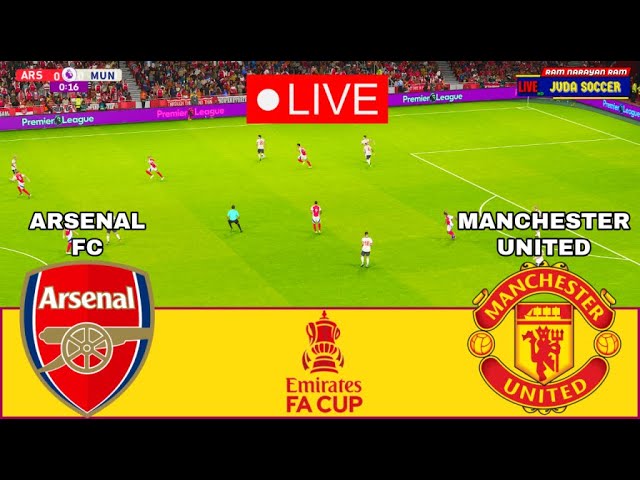 LIVE 🔴 ARSENAL vs MAN UNITED || ENGLAND : FA Cup - 1/32-Finals Match - All Goals || Pes21 Simulation