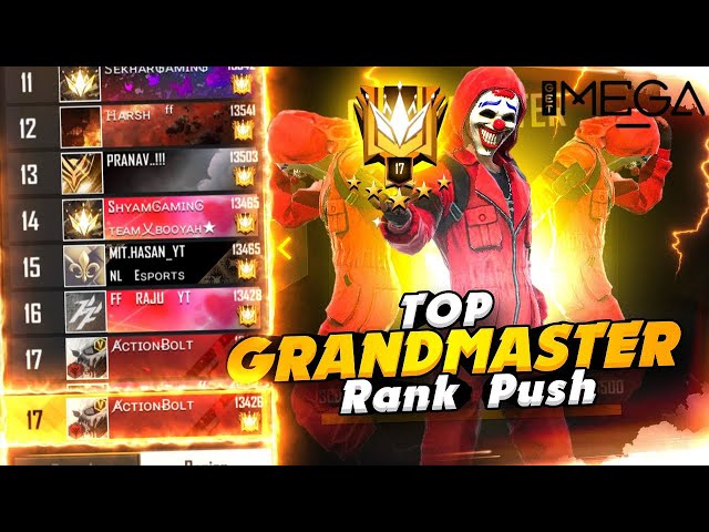 Top 1 Grandmaster With Portal Rank Push On Live 🤟 Tonde Gamer #freefire #live