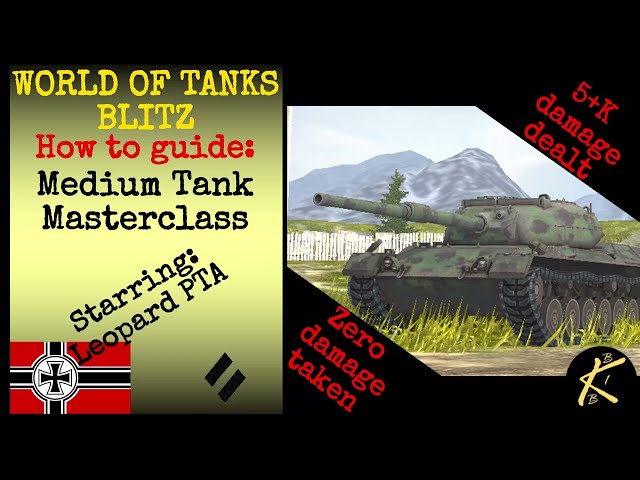 Leopard PTA WOT Blitz How to: Medium Tank Masterclass #worldoftanksblitz #wotb #wotblitz #leopardpta