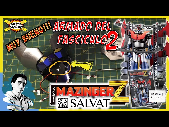 ⭕️ MAZINGER Z Salvat Fascículo 2 ¡MUY BUENO! no lo armes sin ver! ⭕️ #mazingerz