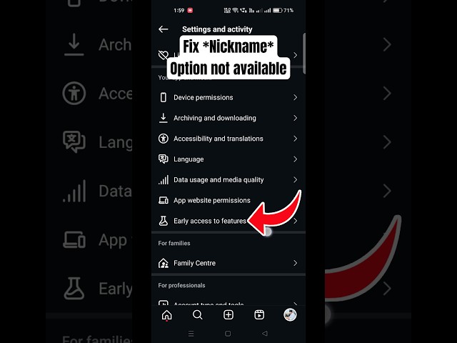 How to fix “Nickname” option not available on Instagram | Enable Nickname option #shorts #instagram